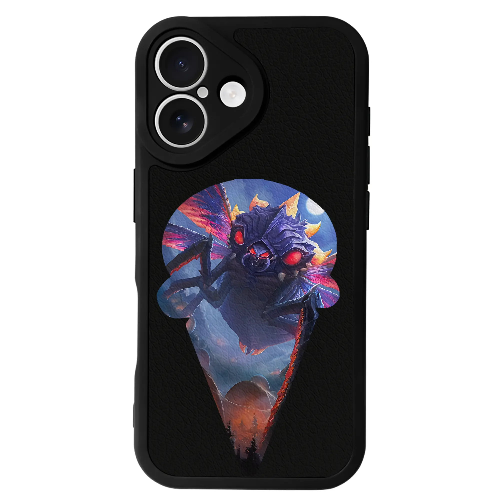 ゴジラ グッズ,バトラ - IPhone 16シリーズ対応 ・ シリコンスマホケース ・ レザー調 ・ 高精度フィット ・ 耐衝撃 ・ ワイヤレス充電対応 ・ 精密カット